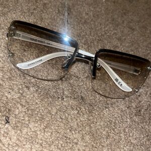 Nine West Black and Silver Eyewear